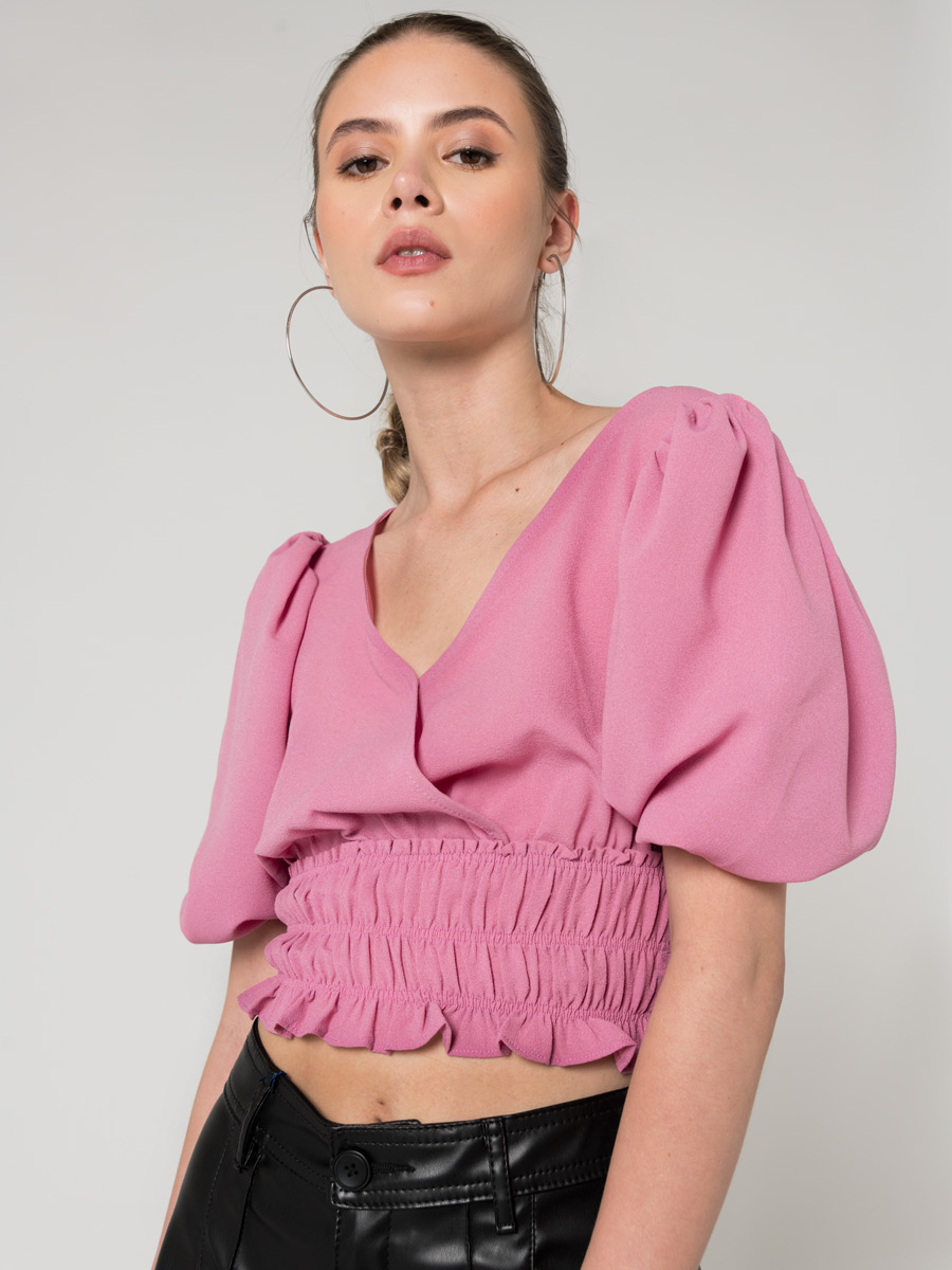 Crop top nido de abeja - Navigare
