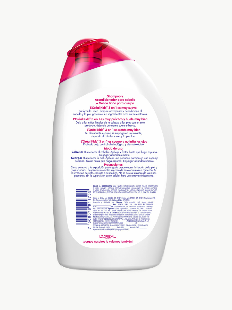 Shampoo 3 en 1 - Loreal Kids