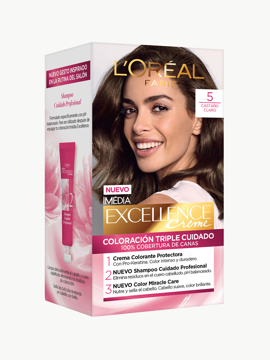 Excellence - Tinte Castaño Claro 5
