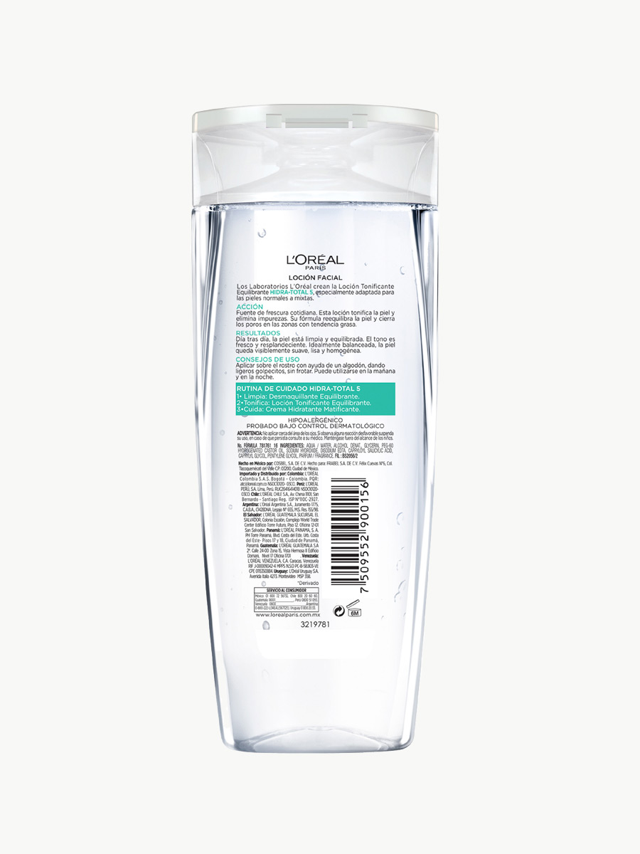 L'Oréal - Loción Tonificante Hidra Total 5