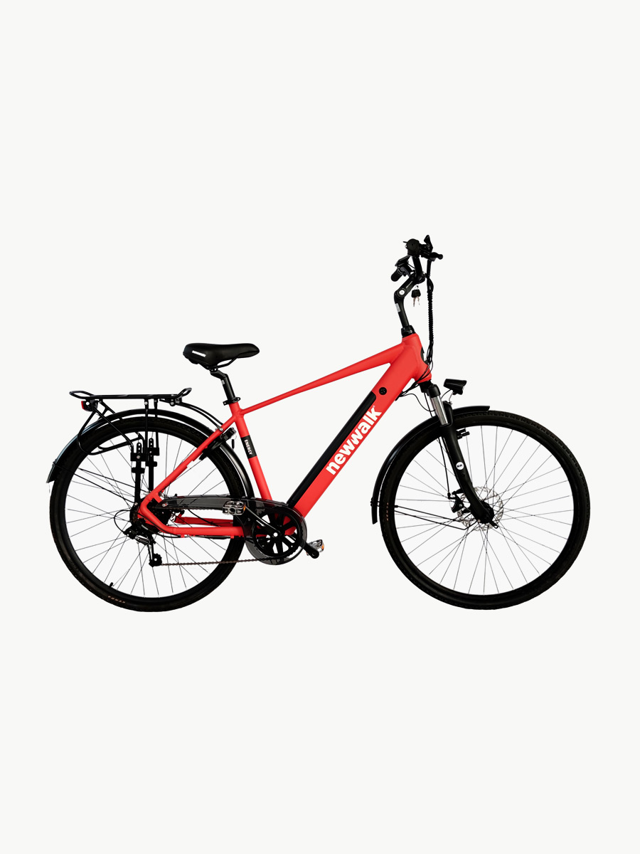 Bicicleta Eléctrica NewWalk City Bike I / Rojo
