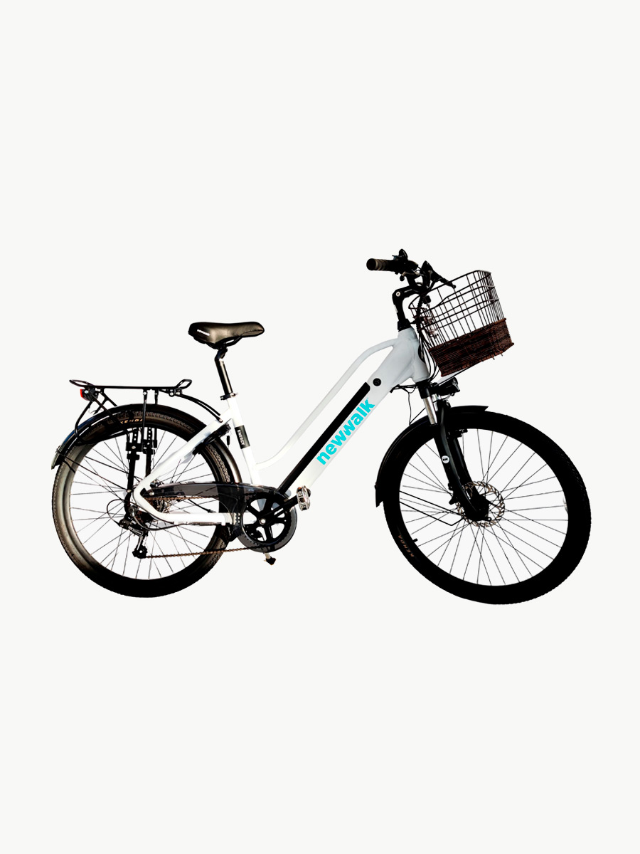 Bicicleta Eléctrica NewWalk City Bike II / Blanco