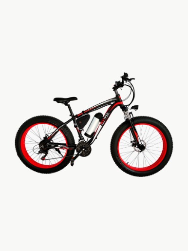 Bicicleta Eléctrica NewWalk City Bike III  / Negro - Rojo 