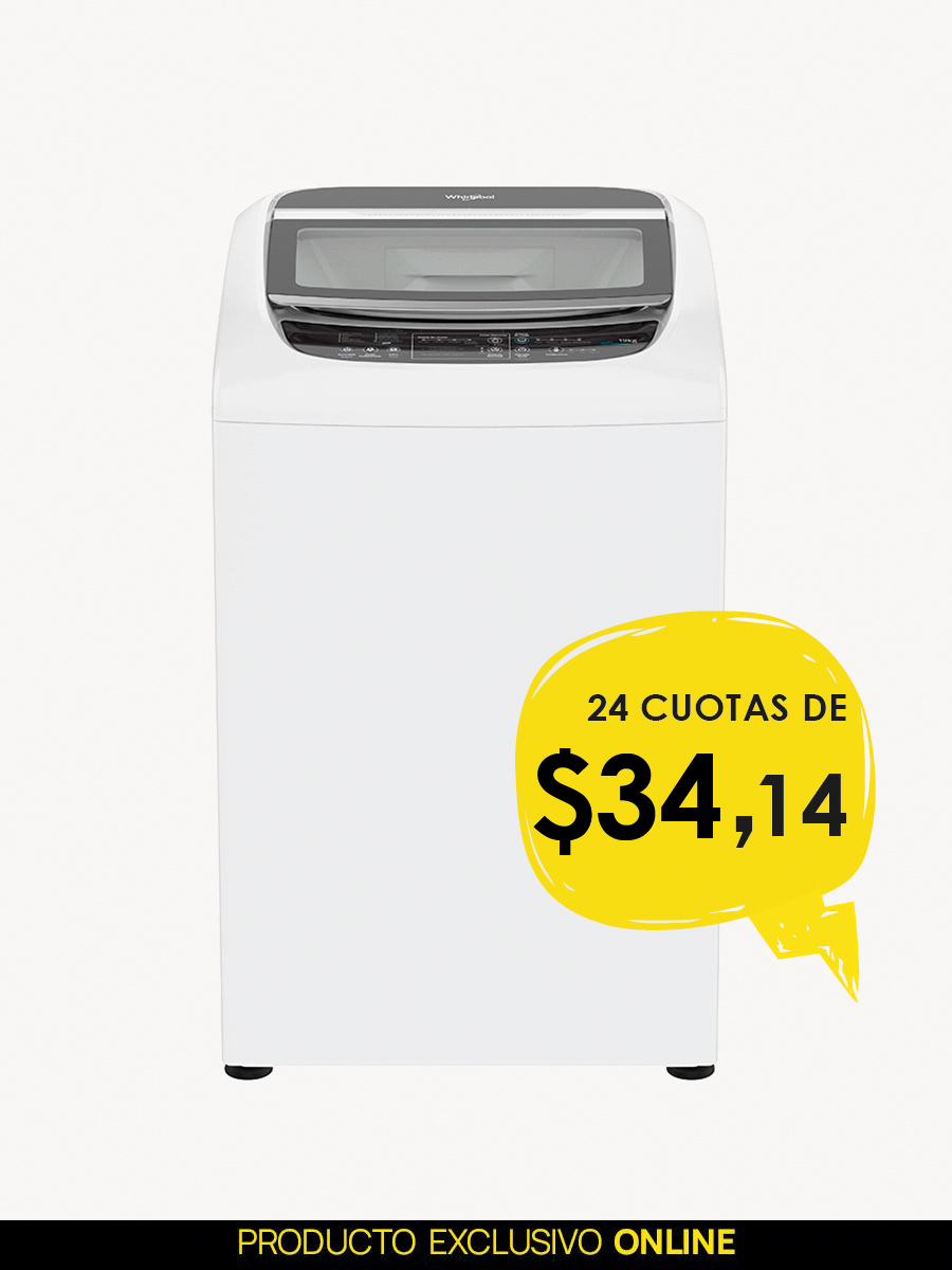 Lavadora con Panel Digital Expert WH-WTW1940WBD 19kg - Whirpool