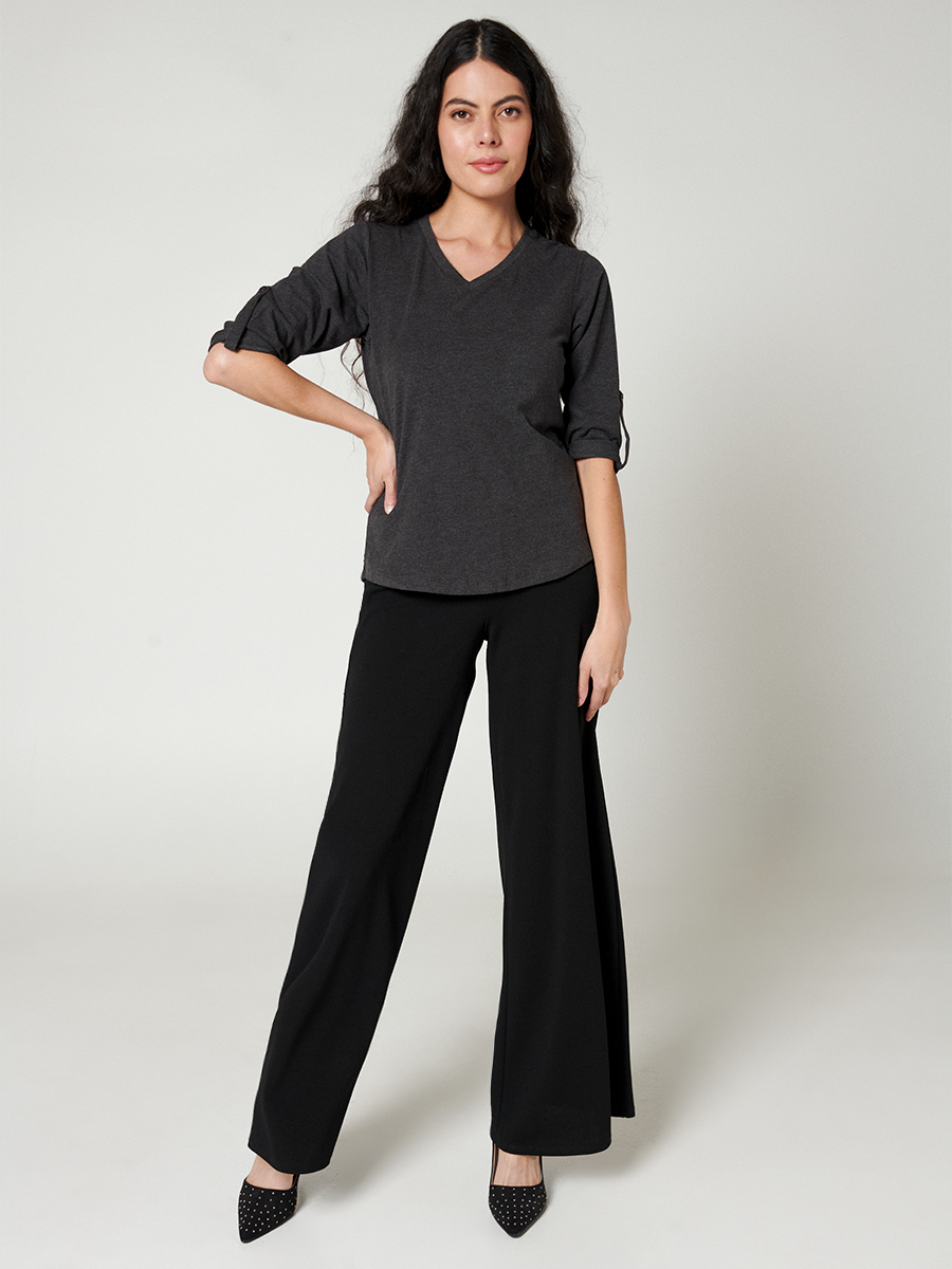 Blusa cuello en V - Etabasic