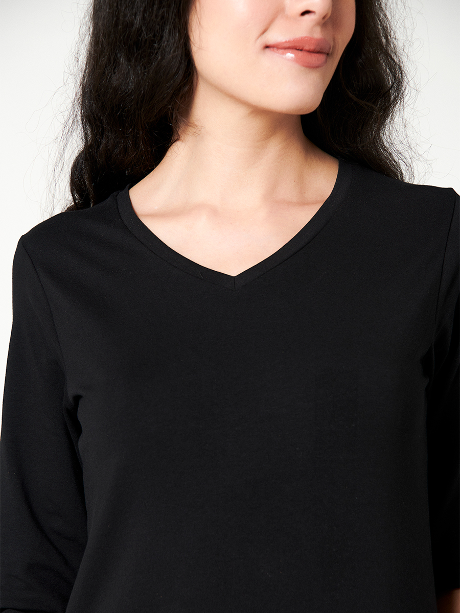 Blusa cuello en V - Etabasic