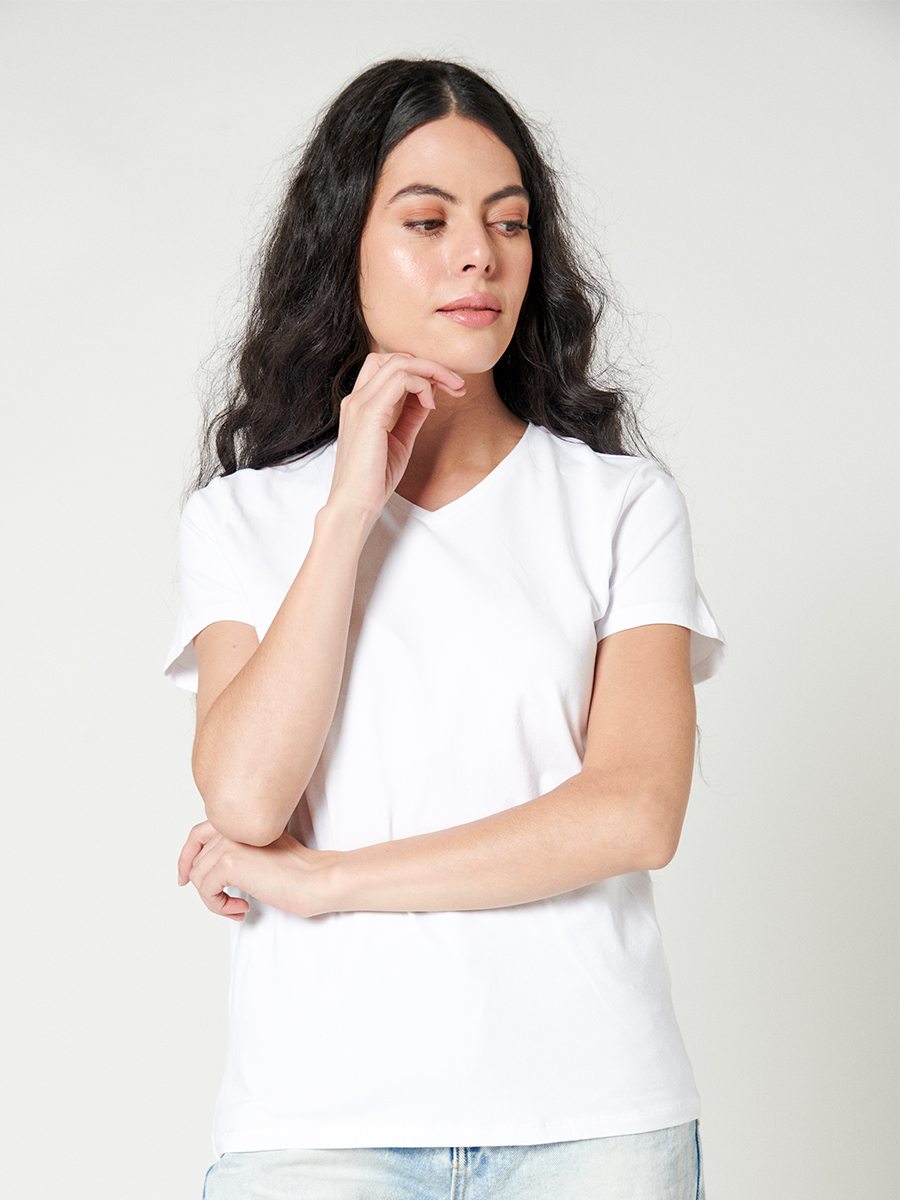 Camiseta cuello en V - Etabasic