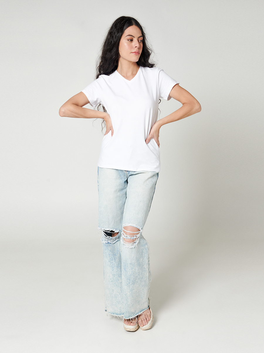 Camiseta cuello en V - Etabasic