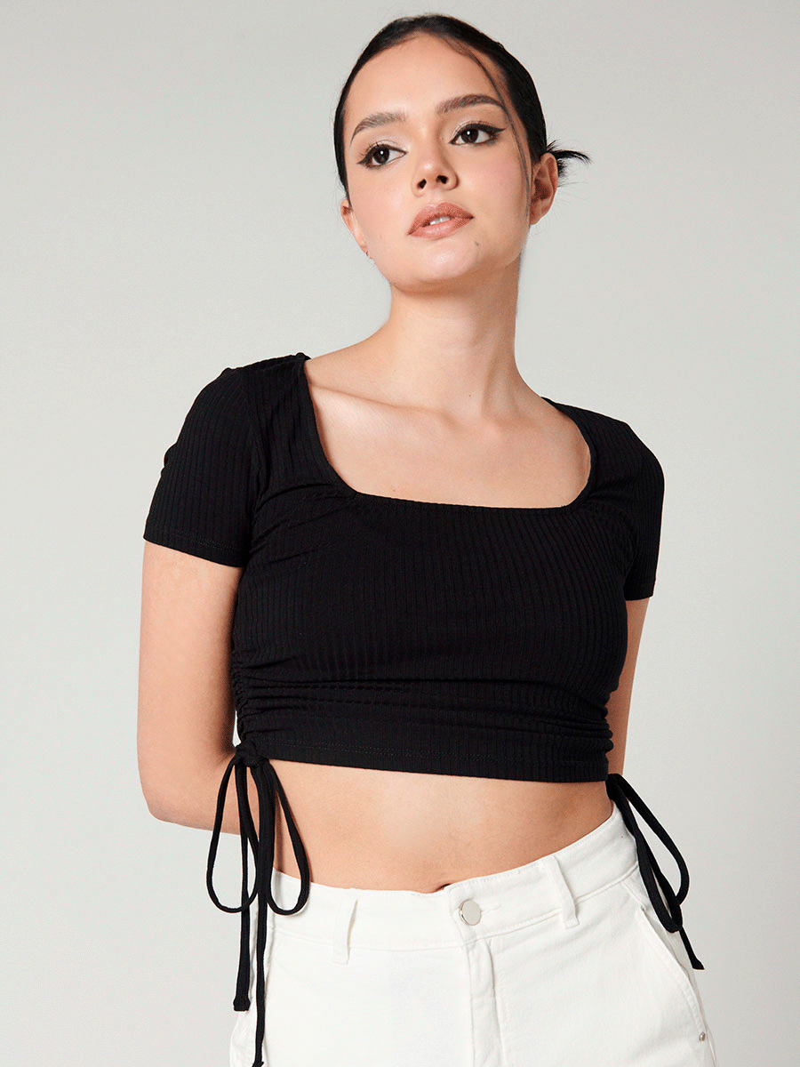 Camiseta escote cuadrado sale