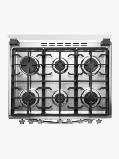 Cocina Indurama Galicia Zafiro C30 S01  6 Quemadores | Croma