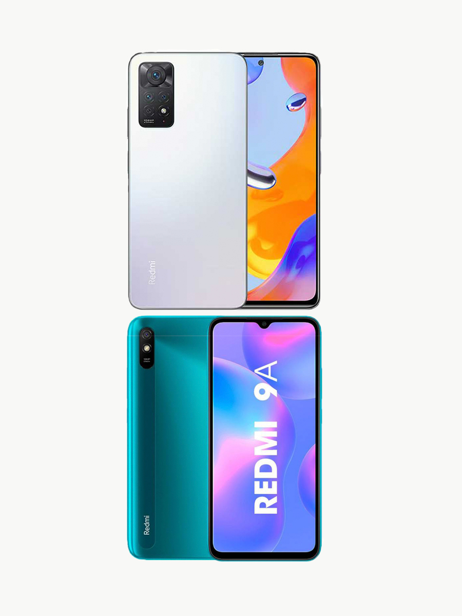 Combo Xiaomi Redmi Note 11 - 128GB + Redmi 9A - 32GB