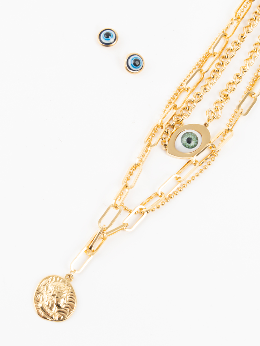 Set Collar + Aretes