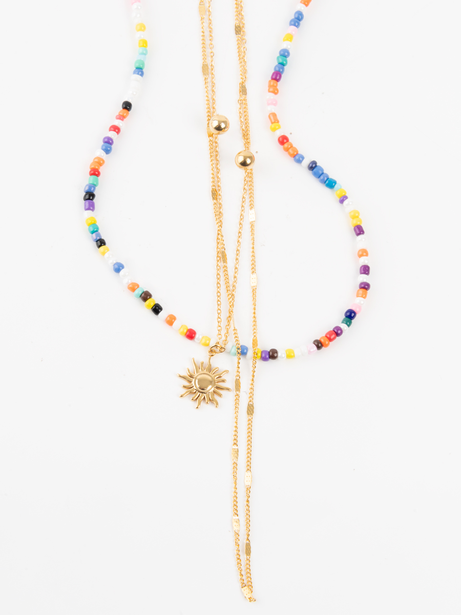 Set Collar + Aretes