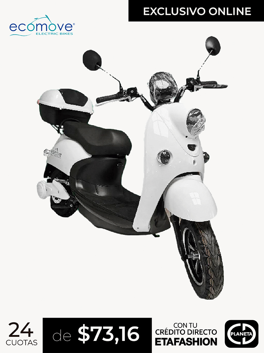 Moto Eléctrica 2000W EXG 10" Blanco - Ecomove