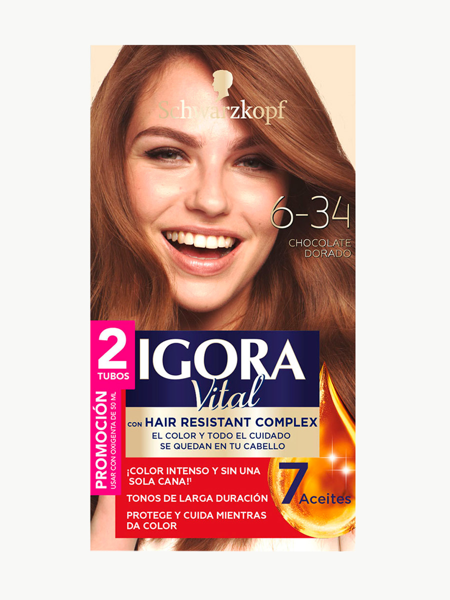 Igora Vital - Tinte Chocolate Dorado DT 6-34