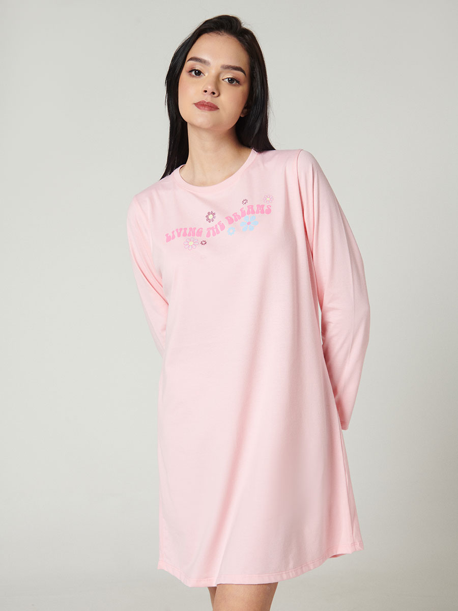 Camisón manga larga de pijama