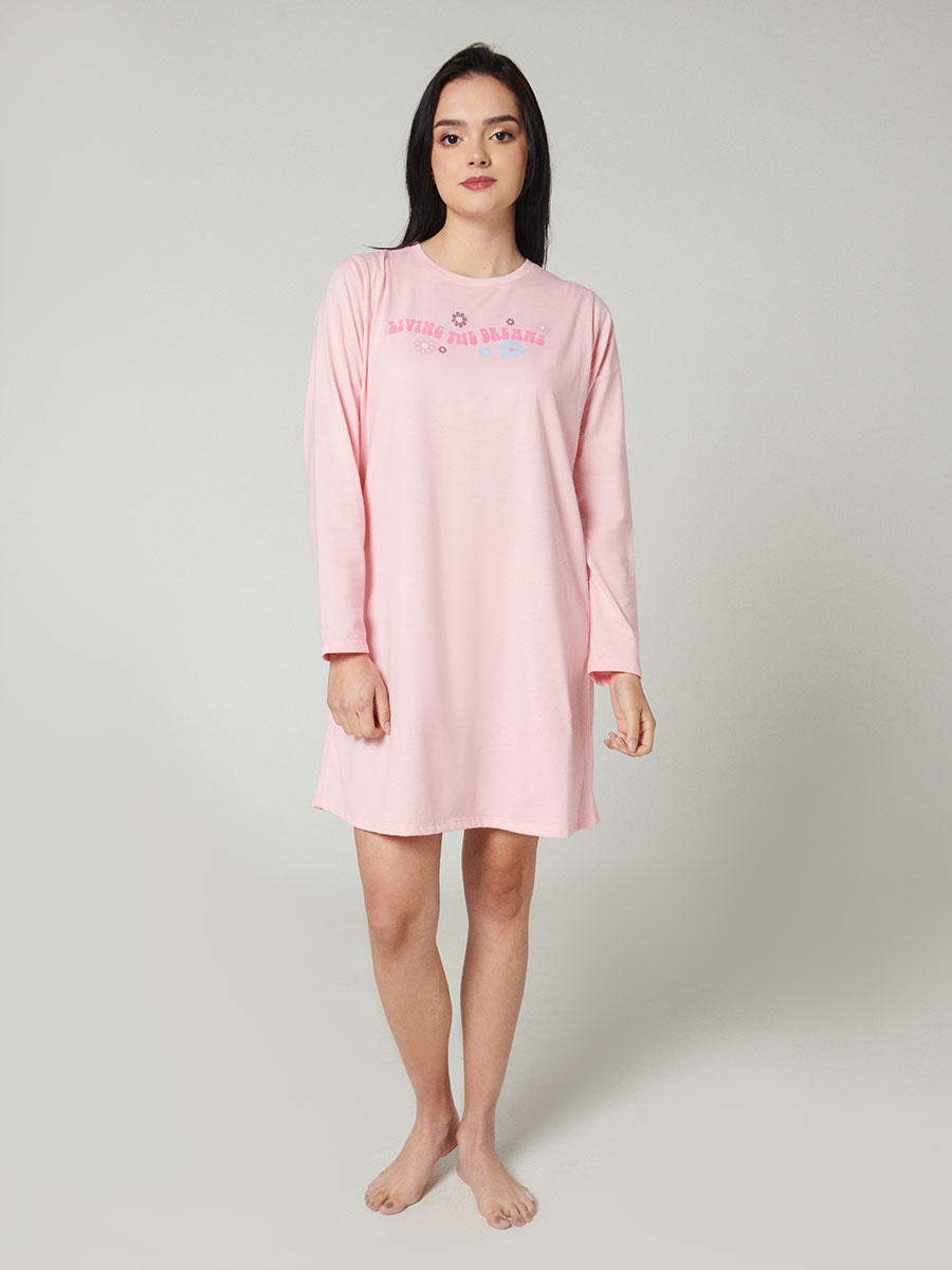 Camisón manga larga de pijama