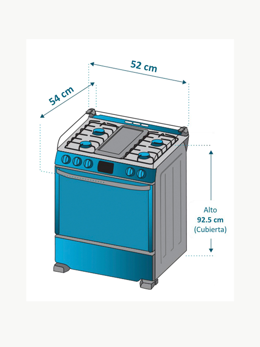 Cocina Mabe EM5120SX0 | 4 Quemadores