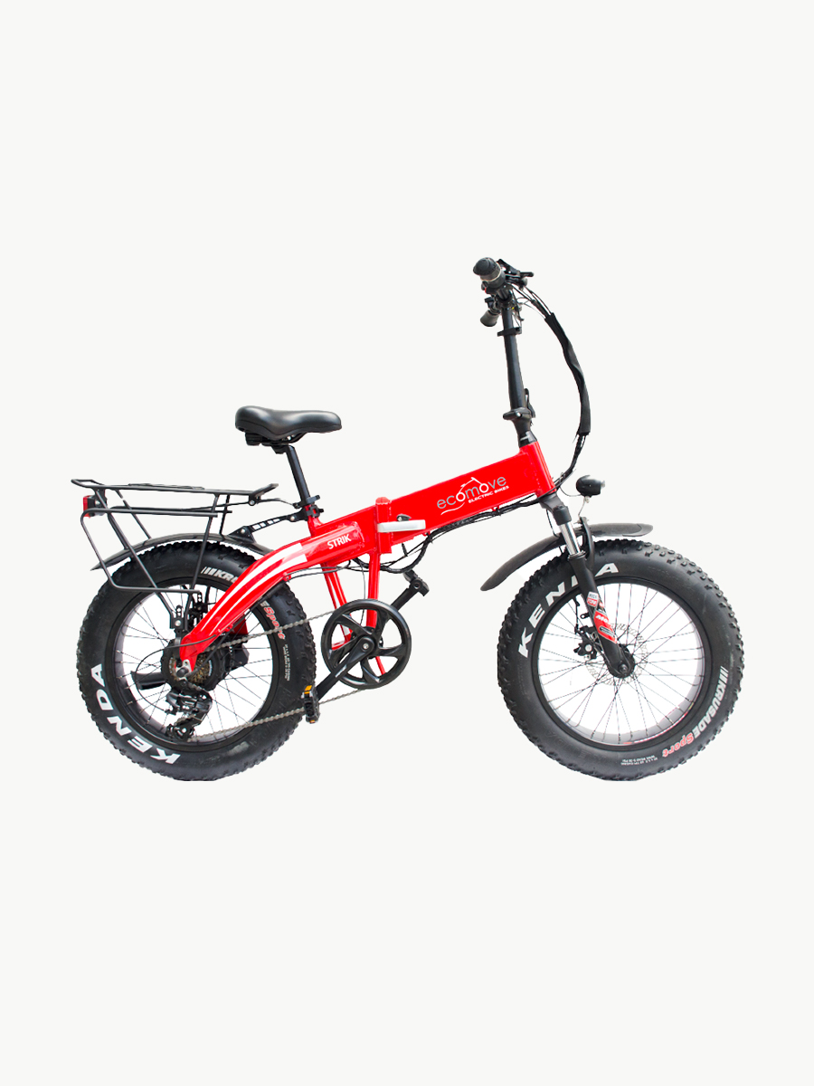 Bicicleta Eléctrica Ecomove Strik 20" 250W / Rojo
