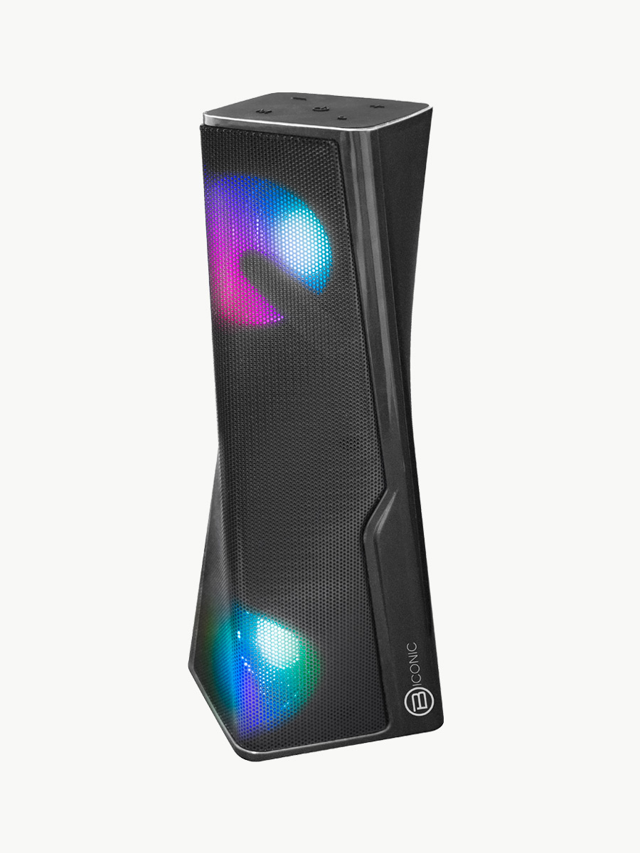 Altavoz Inalámbrico By Tech Biconic Sound Twist con Iluminación Multicolor