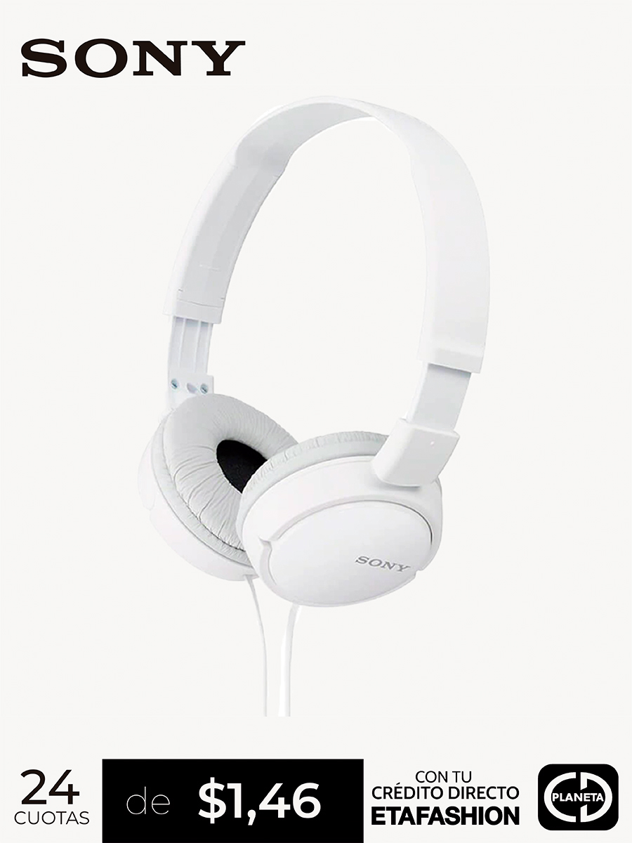 Audífonos Alámbricos Sony SON-MDRZX110WZUC-WH /