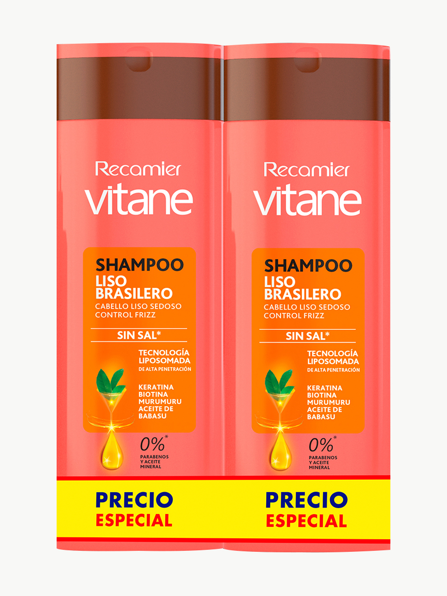 Duo Pack Shampoo Liso Brasilero - Vitane