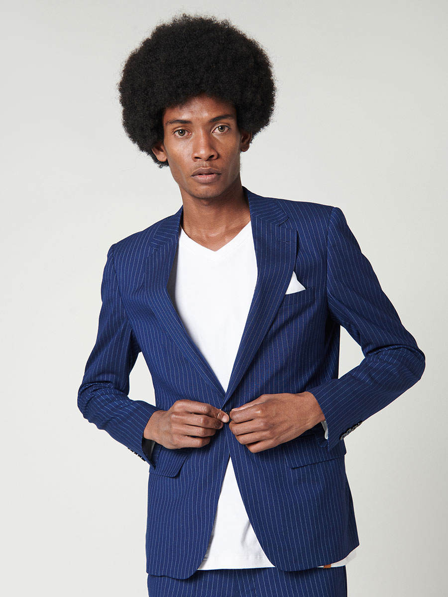 Terno Slim Fit a líneas - Executive