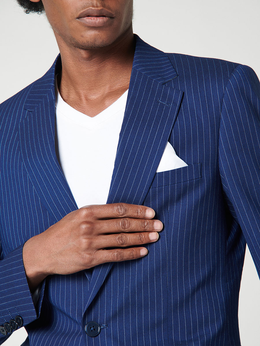 Terno Slim Fit a líneas - Executive