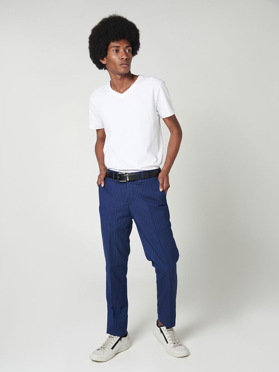 Terno Slim Fit a líneas - Executive