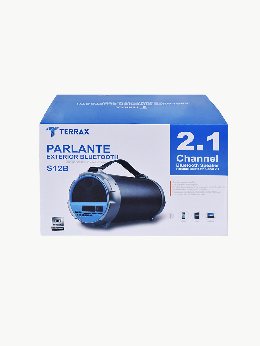 Parlante Amplificado Terrax Bluetooth 55W S12B