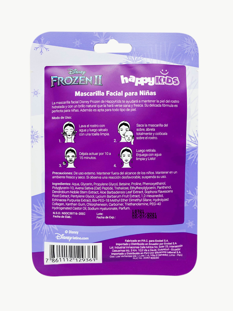 Benéfica - Mascarilla Hidratante para Niñas