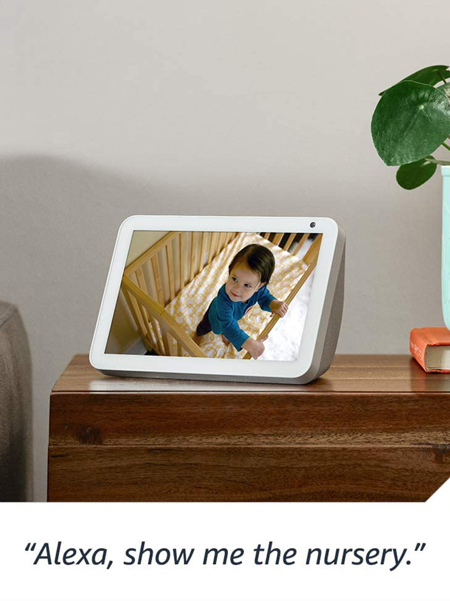 Combo Alexa Pantalla Echo Show 8 Blanco + Cámara - Amazon