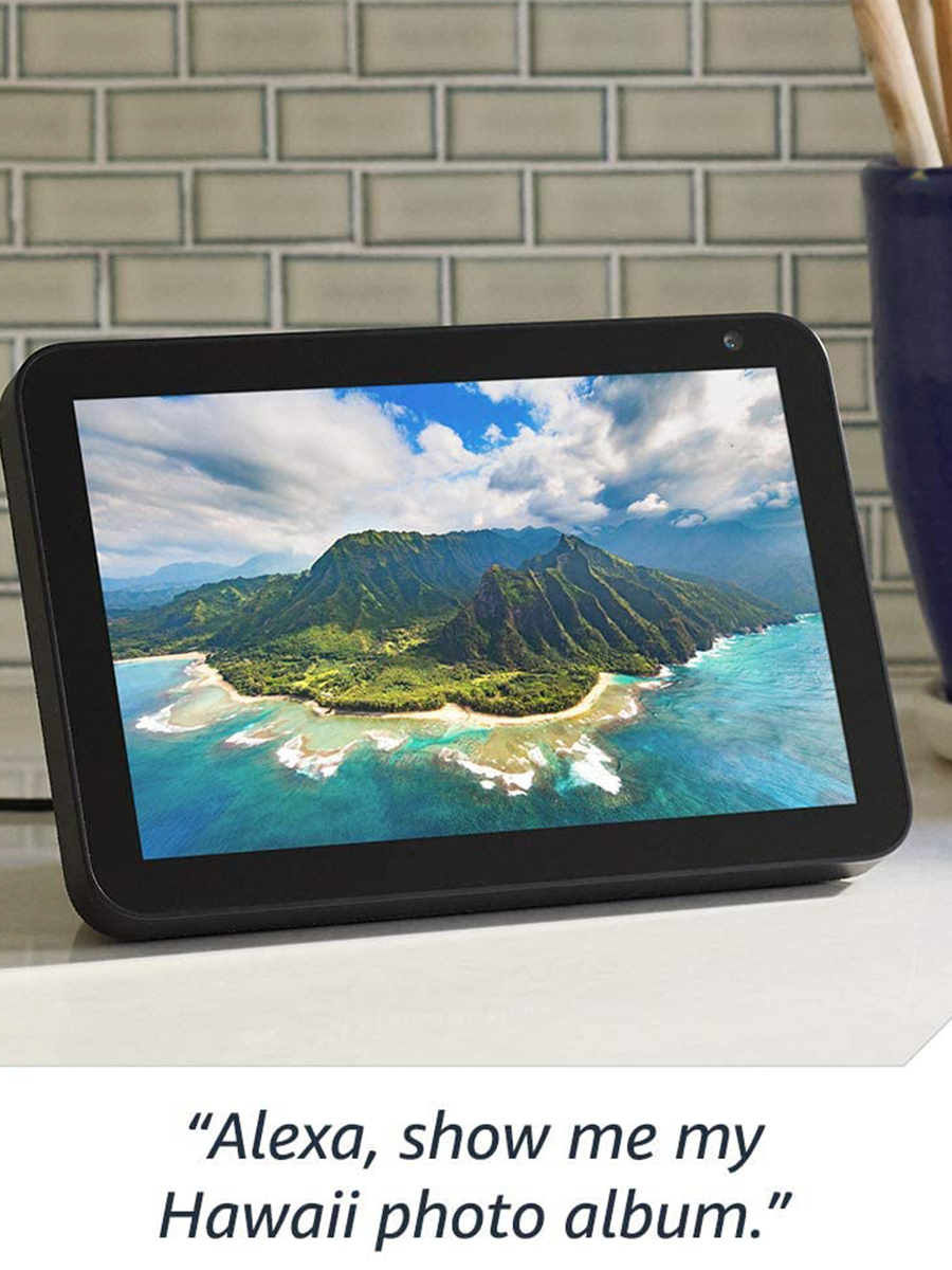 Combo Alexa Pantalla Echo Show 8 Negro + Cámara - Amazon