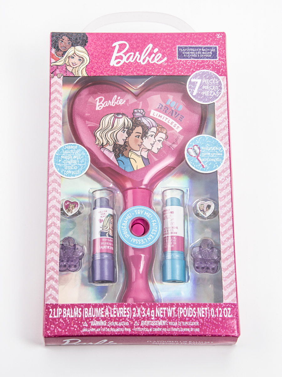 Set de Labiales + Espejo - Barbie