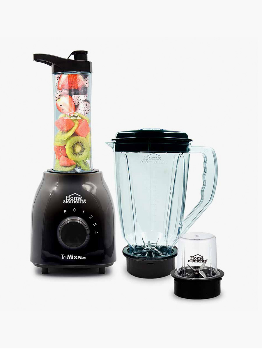 Licuadora 3 en 1 Tri-Mix HEBL302N / Negro - Home Elements
