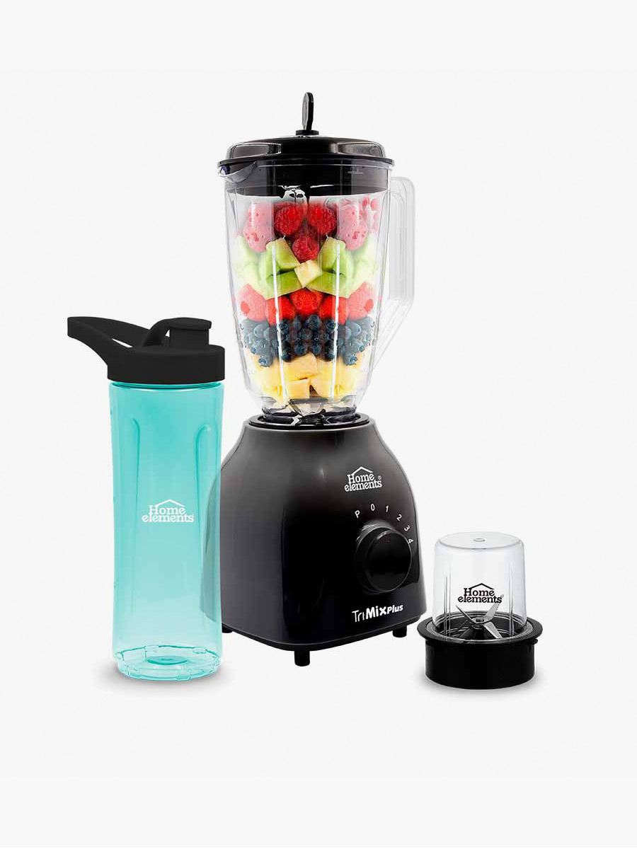 Licuadora 3 en 1 Tri-Mix HEBL302N / Negro - Home Elements