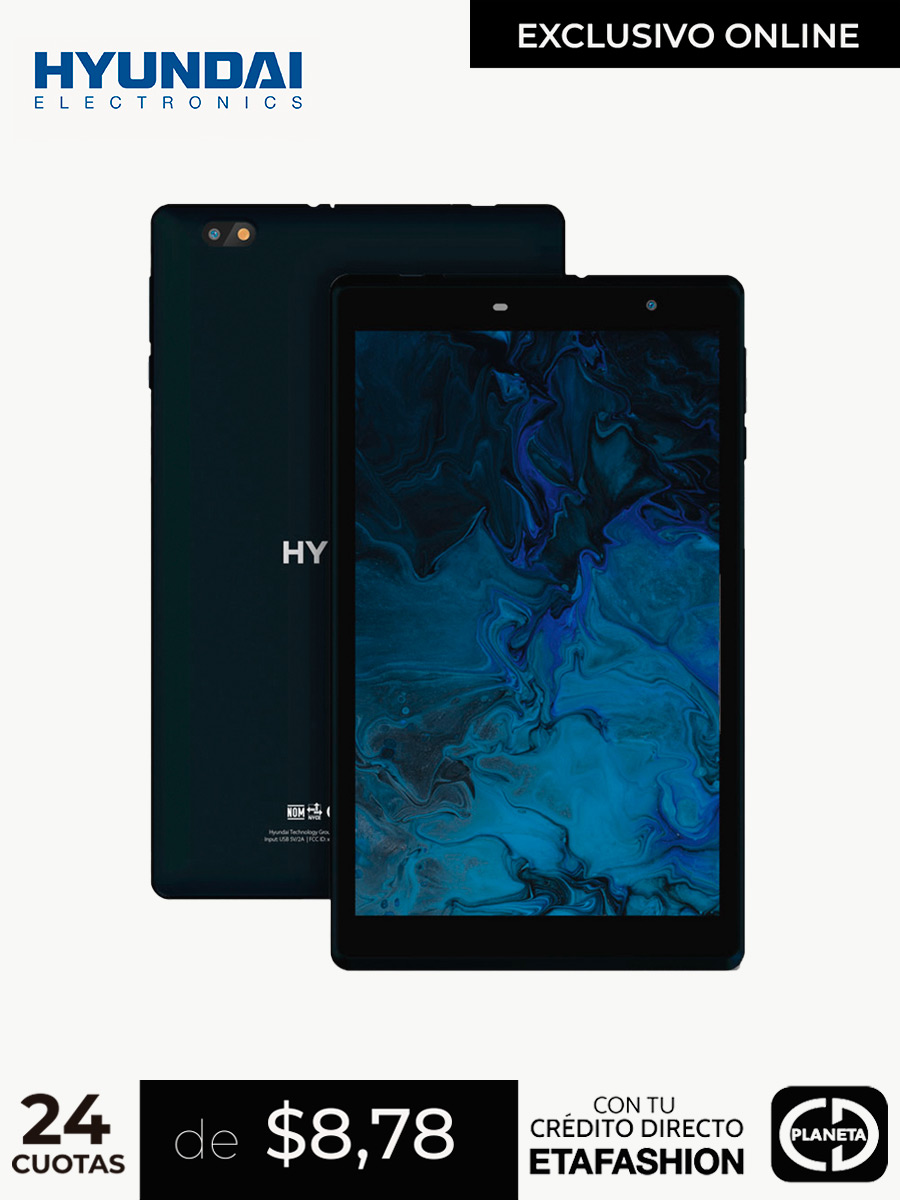 Tablet Hyundai 8" 32GB, 4G + WiFi Octa-Core