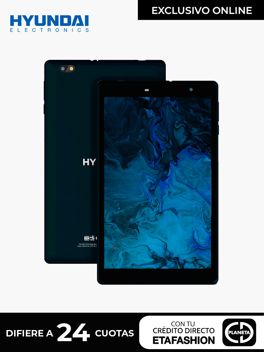 Tablet Hyundai 8" 32GB, 4G + WiFi Octa-Core