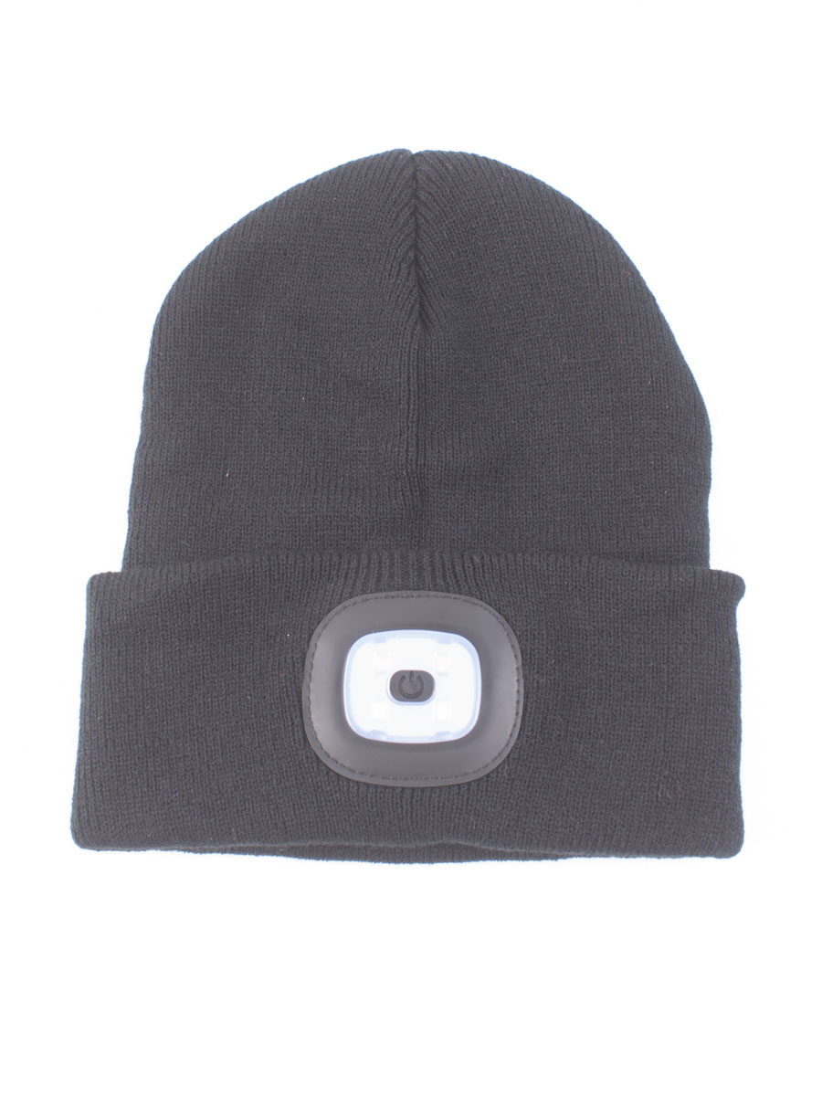 Gorro tejido con luz led