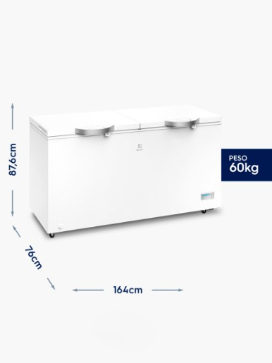 Congelador Frost Horizontal Electrolux EFC50W6HTW 508 Lts | Blanco