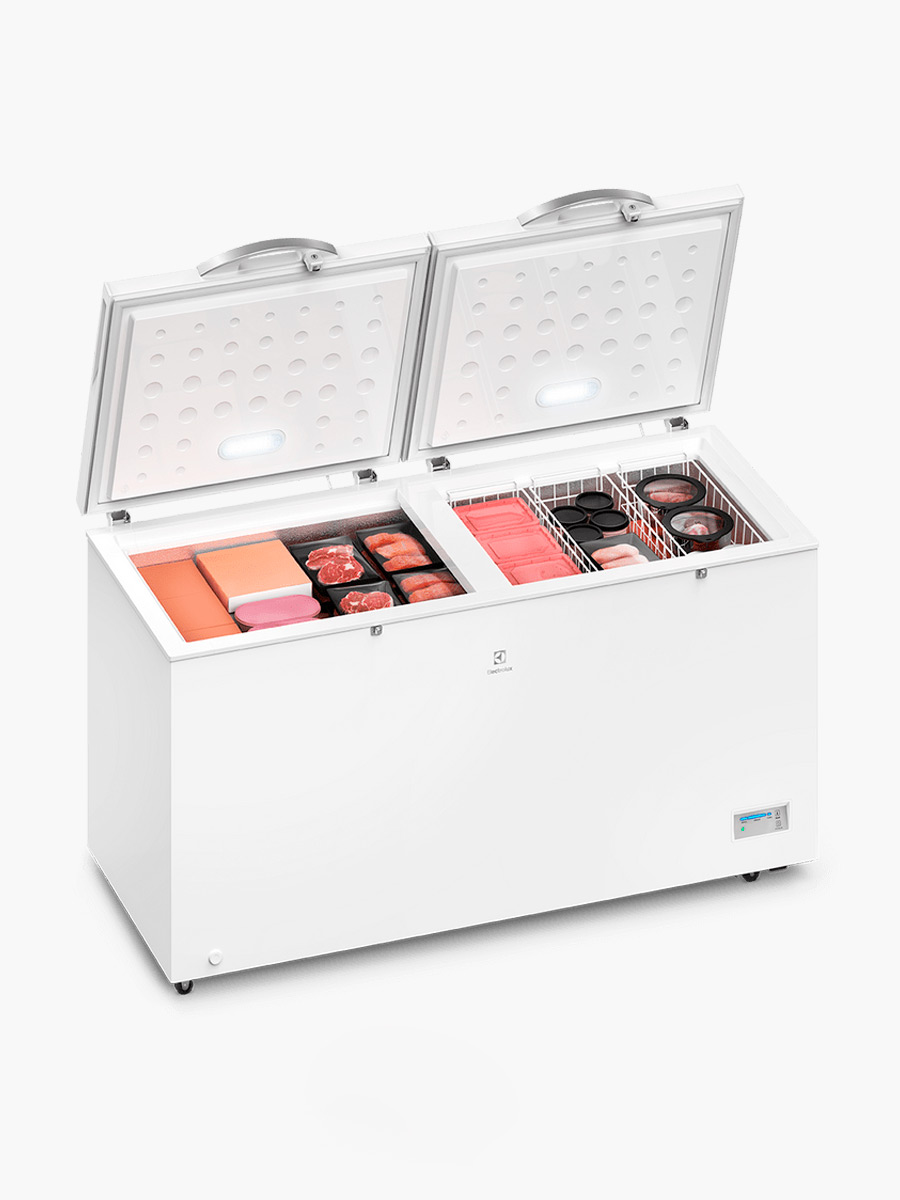 Congelador Frost Horizontal Electrolux EFC50W6HTW 508 Lts | Blanco