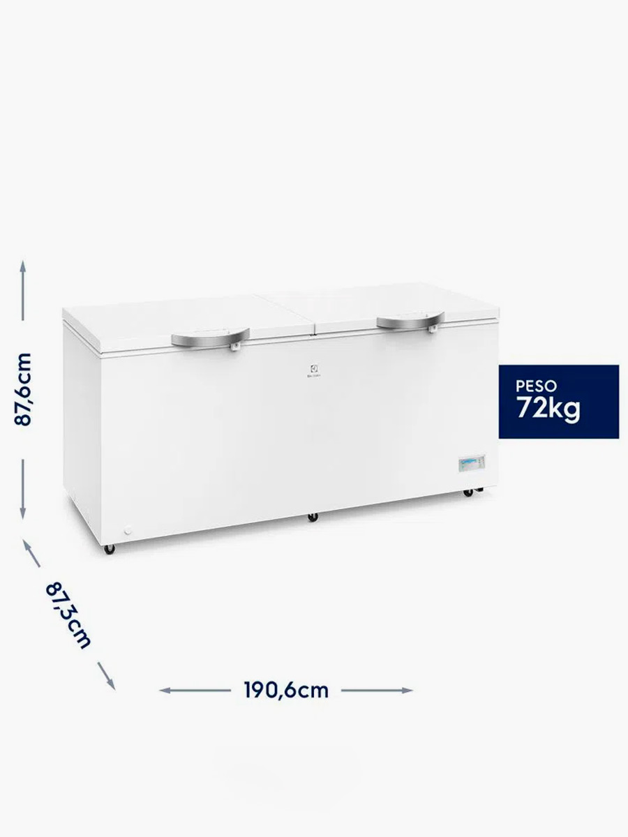 Congelador Frost Horizontal Electrolux EJSE246TBJS 708 Lts | Blanco