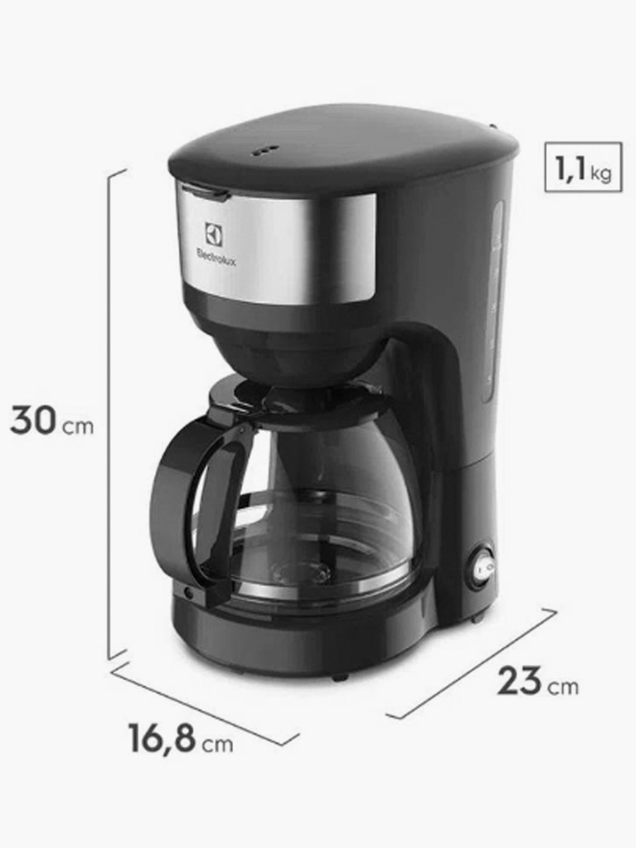 Cafetera Electrolux Efficient ECM20 800W | Negro