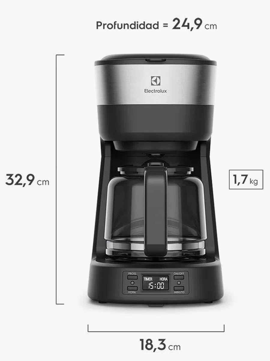 Cafetera Electrolux Experience ECM25 800W | Negro
