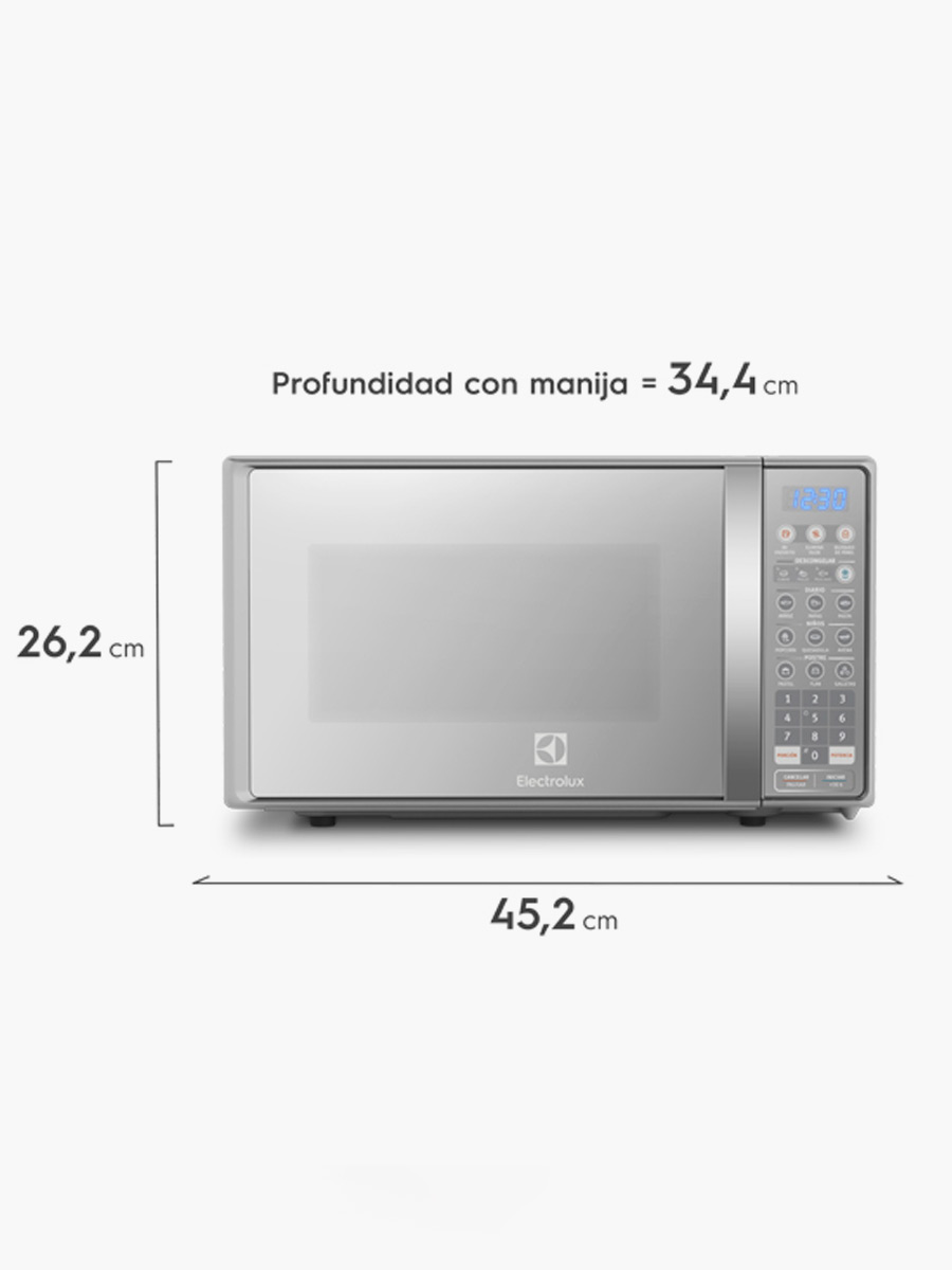 Microondas Eléctrico Electrolux Freestanding EMDO30G3GSEUG 20 Lts | Silver