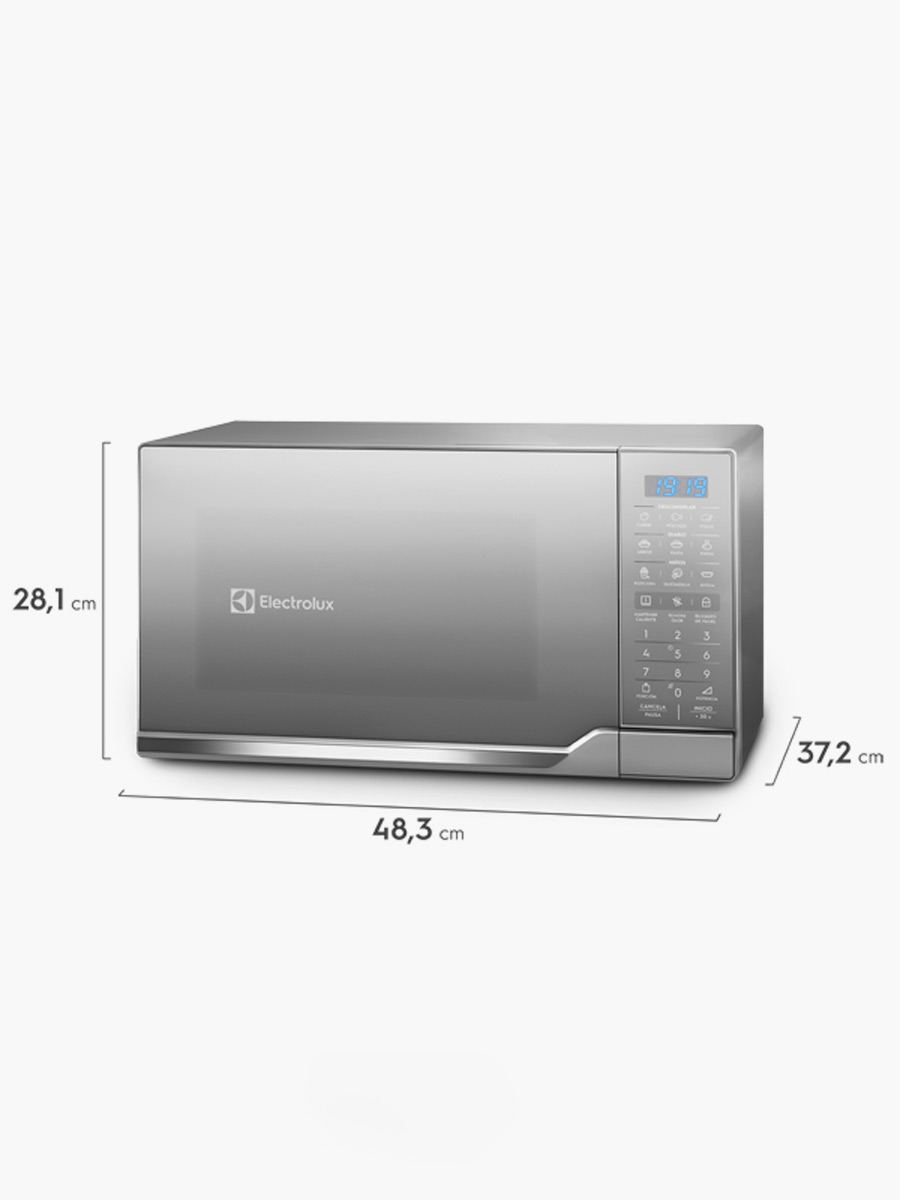 Microondas Eléctrico Electrolux Freestanding EMDO25S3GSEUG 25 Lts | Silver