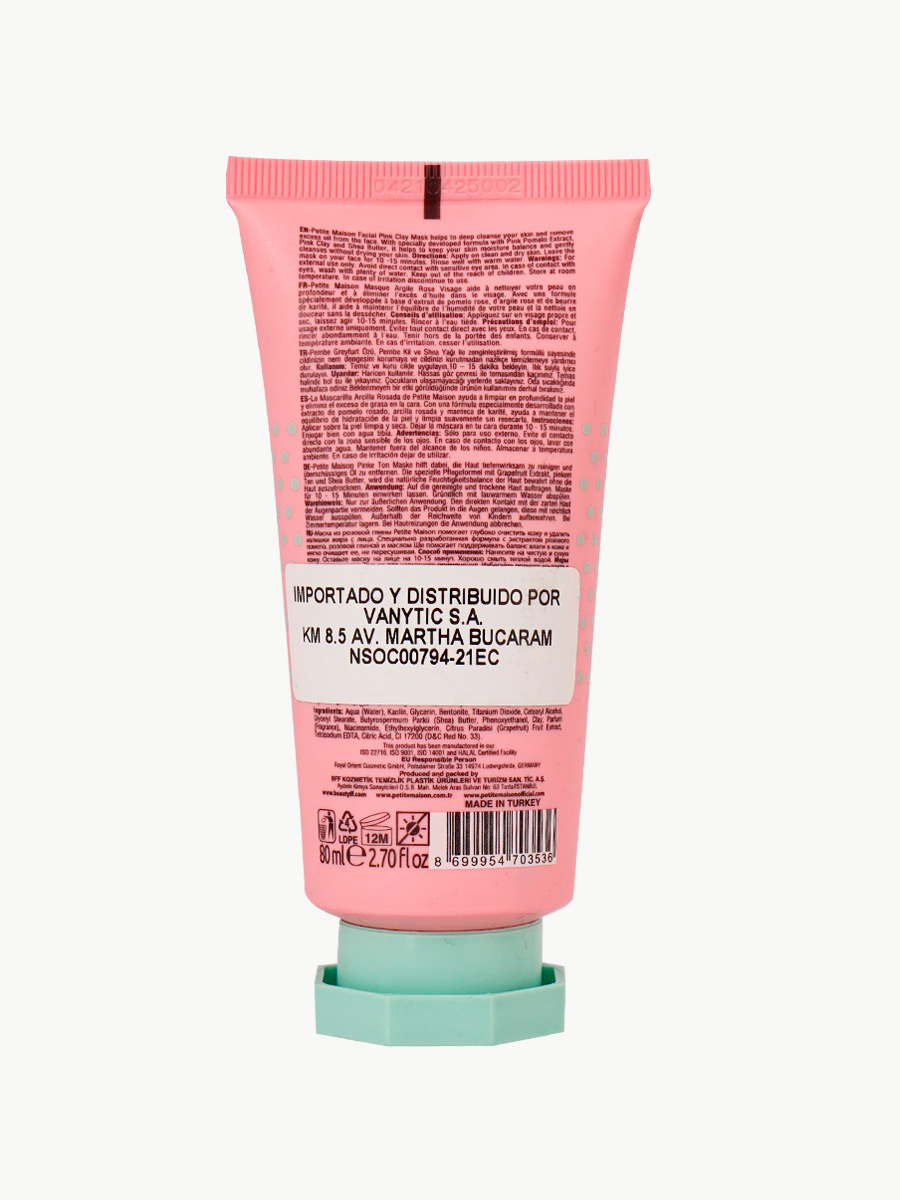 Petite Maison - Mascarilla de arcilla rosada
