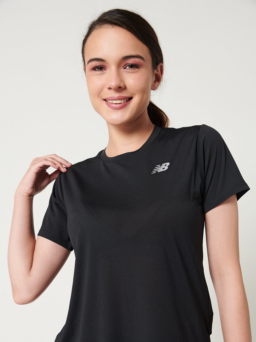 New Balance - Camiseta Accelerate Short Sleeve Top