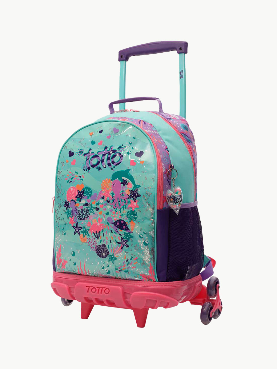 Totto - Mochila Ruedas Infantil Confetti Happy
