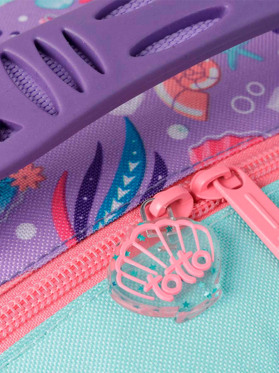 Totto - Mochila Ruedas Infantil Confetti Happy